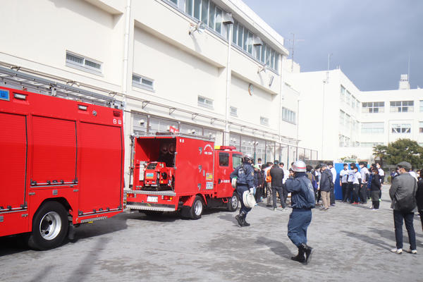 竹山団地（横浜市緑区）での連合自治会主催の防災訓練