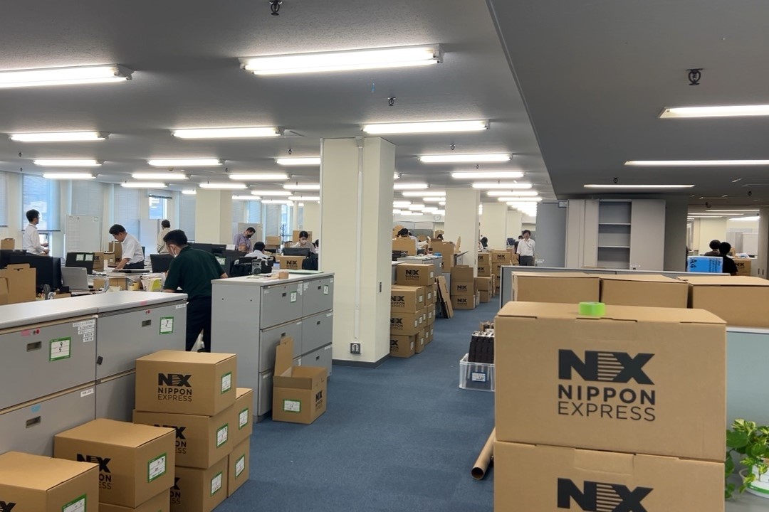 本社への引っ越し前日